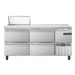 Continental Refrigerator , RA68N8-D, Refrigerated Counter, Sandwich / Salad Unit