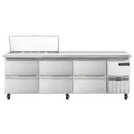 Continental Refrigerator , RA93N18M-D, Refrigerated Counter, Mega Top Sandwich / Salad Unit