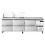Continental Refrigerator , RA93N24M-D, Refrigerated Counter, Mega Top Sandwich / Salad Unit