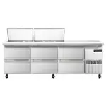 Continental Refrigerator , RA93N27M-D, Refrigerated Counter, Mega Top Sandwich / Salad Unit