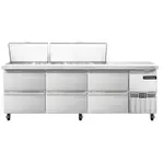 Continental Refrigerator , RA93N30M-D, Refrigerated Counter, Mega Top Sandwich / Salad Unit
