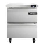 Continental Refrigerator SW27N-D, Refrigerated Counter, Work Top