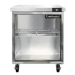 Continental Refrigerator SW27NGD, Refrigerated Counter, Work Top