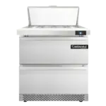 Continental Refrigerator SW32N8-FB-D, Refrigerated Counter, Sandwich / Salad Unit