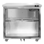 Continental Refrigerator , SW32NGD-U, Refrigerator, Undercounter, Reach-In