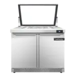 Continental Refrigerator , SW36N12M-HGL-FB, Refrigerated Counter, Mega Top Sandwich / Salad Unit