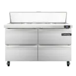 Continental Refrigerator SW48N12-D, Refrigerated Counter, Sandwich / Salad Unit
