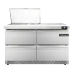 Continental Refrigerator SW48N12M-FB-D, Refrigerated Counter, Mega Top Sandwich / Salad Unit