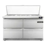 Continental Refrigerator SW48N18M-FB-D, Refrigerated Counter, Mega Top Sandwich / Salad Unit