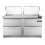 Continental Refrigerator SW60N24M-FB-D, Refrigerated Counter, Mega Top Sandwich / Salad Unit