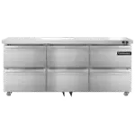 Continental Refrigerator SW72N-U-D, Refrigerator, Undercounter, Reach-In