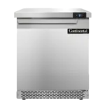 Continental Refrigerator SWF27N-FB, Freezer Counter, Work Top