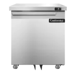 Continental Refrigerator SWF27N-U, Freezer, Undercounter, Reach-In