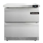 Continental Refrigerator SWF32N-FB-D, Freezer Counter, Work Top