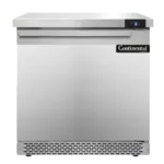 Continental Refrigerator SWF32N-FB, Freezer Counter, Work Top