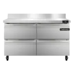 Continental Refrigerator SWF48NBS-D, Freezer Counter, Work Top