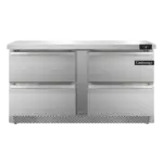 Continental Refrigerator SWF60N-FB-D, Freezer Counter, Work Top