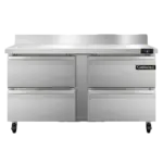 Continental Refrigerator SWF60NBS-D, Freezer Counter, Work Top