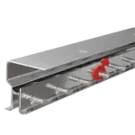 Curtron Products QSD-8-50-SL-LC-PRLT-40X84, Strip Curtain Unit, 40" W, Clear, Wall Mount