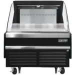 Everest Refrigeration EOMH-36-B-35-S, Open Air Merchandisers, Horizontal, Black