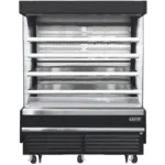 Everest Refrigeration EOMV-72-B-28-T, Open Air Merchandisers, Vertical, Black
