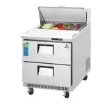 Everest Refrigeration EPBNR1-D2, Refrigerated Counter, Sandwich / Salad Unit, 115V, 27-3/4" W, Insulated