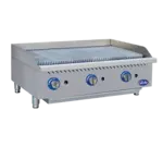 Globe , GCB36G-CR, Charbroiler, Gas, Countertop