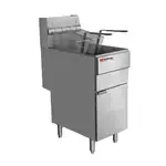 Grindmaster-Cecilware , FMS403NAT, Fryer, Gas, Floor Model, Full Pot