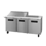 Hoshizaki SR72B-18M, Refrigerated Counter, Mega Top Sandwich / Salad Unit