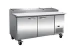 IKON COOKING IPP71, Refrigerated Counter, Pizza Prep Table