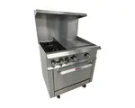 IKON COOKING IR-2B-24MG-36, Range 36" - 2 burners - 24" manual griddle