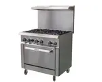 IKON COOKING IR-6-36, Gas range - 6 burners with oven
