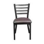 JustChair Manufacturing , M20118-BLK-PS COM, Chair, Side, Indoor