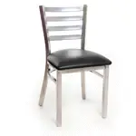 JustChair Manufacturing , M20118-SIL-PS-BVS, Chair, Side, Indoor
