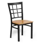 JustChair Manufacturing , M27118-BLK-VS, Chair, Side, Indoor