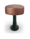 JustChair Manufacturing M42318X-BLK-GR1, Stool, Indoor
