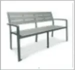 JustChair Manufacturing PW801-BENCH, Outdoor Furniture