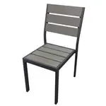 JustChair Manufacturing PW80118, Chair, Side, Stacking, Outdoor
