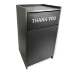 JustChair Manufacturing TRCPT-MEL-Color, Trash Receptacle, Cabinet Style