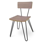 JustChair Manufacturing U90518-PS-WHT-VS, Chair, Side, Indoor