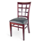 JustChair Manufacturing W27118-PIB-POS-DN-WAL-GR1, Chair, Side, Stacking, Indoor