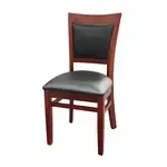 JustChair Manufacturing , W30118-BLK, Chair, Side, Indoor