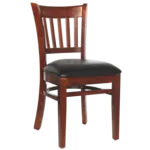 JustChair Manufacturing W34718-PIB-POS-DM-SS, Chair, Side, Stacking, Indoor