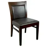 JustChair Manufacturing W55518-BLK, Chair, Side, Indoor