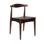 JustChair Manufacturing , W71518-PS-BLK, Chair, Side, Indoor