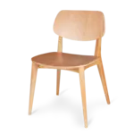 JustChair Manufacturing W74018-FSC-NAT-COM, Chair, Side, Indoor