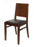 JustChair Manufacturing W79018-PIB-WAL-BVS, Chair, Side, Indoor