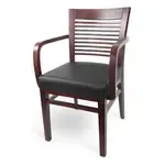JustChair Manufacturing , W91118A-BLK, Chair, Armchair, Indoor
