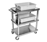 Klingers Trading CS3SM-CART, Cart, Bussing Utility Transport, Metal, Stainless Steel