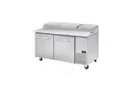 Kool-It KPT-67-2, Refrigerated Counter, Pizza Prep Table